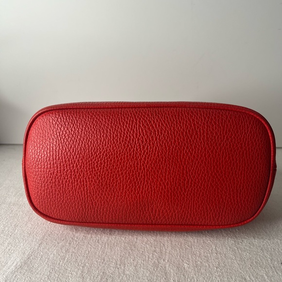 Gucci Red Leather Mini Dome Bag - Picture 4 of 11